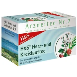 H&S Tee H&S Herz Kreislauf Tee Filterbeutel, 20X2.0 g- Tee