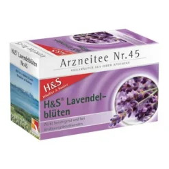 H&S Tee H&S Lavendelblüten Filterbeutel, 20X1.0 g- Beruhigungstee
