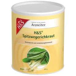 H&S Tee H&S Spitzwegerichkraut loser Tee, 60 g- Loser Tee|Erkältungstee