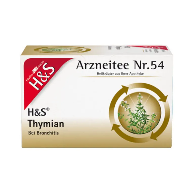 H&S Tee H&S Thymian Filterbeutel, 20X1.4 g- Erkältungstee