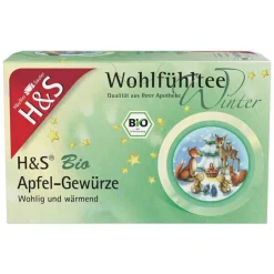 H&S Wintertee Bio Apfel-Gewürze Filterbeutel, 20X2.0 g^H&S Tee