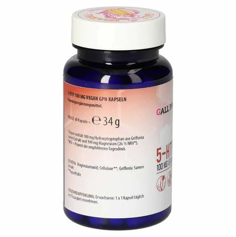 5-Htp 100 mg vegan GPH Kapseln, 60 St^