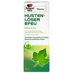 DoppelherzPharma Hustensaft Kinder|Hustenlöser-HUSTENLÖSER EFEU 8,25 mg/ml Sirup, 200 ml