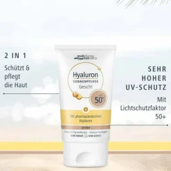 Medipharma Cosmetics Lsf 50+-Hyaluron Sonnenpflege Gesicht LSF 50+ getönt, 50 ml