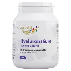 Vitaworld Hyaluronsäure 100 mg Gelenk Kapseln, 100 St- Hyaluronsäure
