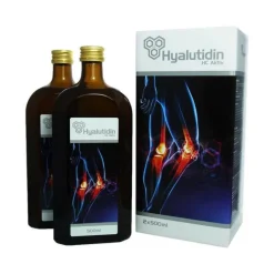 Hyaluronsäure|Glucosamin-Chondroitin-Hyalutidin HC Aktiv Flüssigkeit zum Einnehmen, 2X500 ml