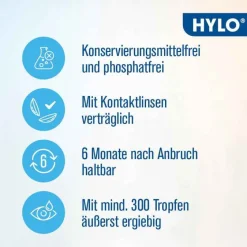 Hylo Eye Care Augentropfen Trockene Augen-HYLO COMOD Augentropfen , 10 ml