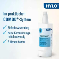 Hylo Eye Care Augentropfen Trockene Augen-HYLO COMOD Augentropfen , 10 ml