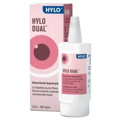 Hylo Eye Care HYLO DUAL® Augentropfen, 10 ml- Augentropfen Trockene Augen