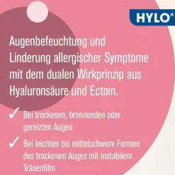 Hylo Eye Care HYLO DUAL® Augentropfen, 10 ml- Augentropfen Trockene Augen