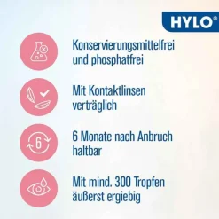 Hylo Eye Care HYLO DUAL® Augentropfen, 10 ml- Augentropfen Trockene Augen