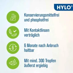 Hylo Eye Care Augentropfen Bindehautentzündung|Augentropfen Trockene Augen-HYLO FRESH® Augentropfen , 10 ml