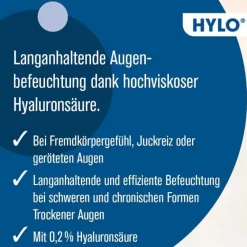 Hylo Eye Care HYLO GEL Augentropfen, 10 ml- Augentropfen Trockene Augen