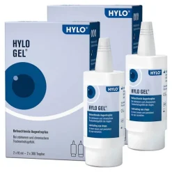 HYLO GEL Augentropfen, 2x 2x10 ml^Hylo Eye Care Discount