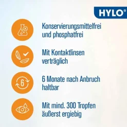 Hylo Eye Care HYLO PARIN® Augentropfen, 10 ml- Augentropfen Trockene Augen