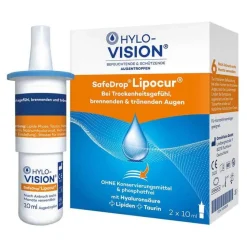 OmniVision Augentropfen Trockene Augen-HYLO-VISION® SafeDrop® Lipocur® Augentropfen, 2X10 ml