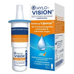 OmniVision Augentropfen Trockene Augen-HYLO-VISION® SafeDrop® Lipocur® Augentropfen, 10 ml