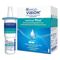 HYLO-VISION® SafeDrop® Plus Augentropfen, 2X10 ml^OmniVision