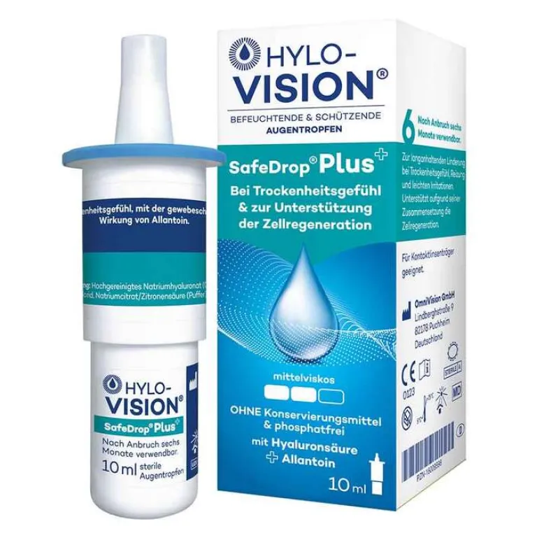 HYLO-VISION® SafeDrop® Plus Augentropfen, 10 ml^OmniVision Sale