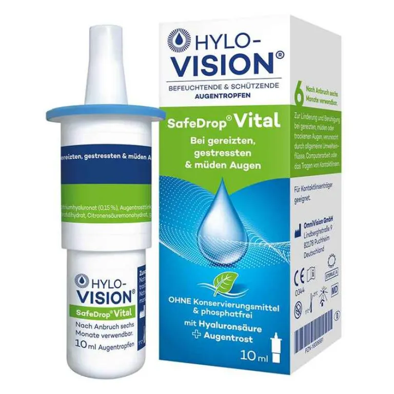 ® Safedrop® Vital Augentropfen, 10 ml^Hylo-Vision Online