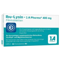 Ibu-Lysin – 1 A Pharma 400 mg Filmtabletten, 50 St^1A Pharma