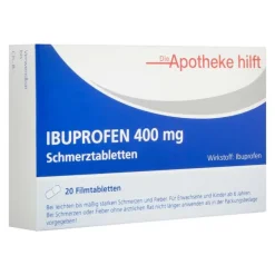 Ibuprofen 400 mg Die Apotheke hilft Filmtabletten, 20 St^Noweda Hot