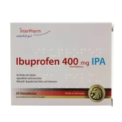 Ibuprofen 400 mg Ipa Filmtabletten, 20 St^Interpharm Outlet
