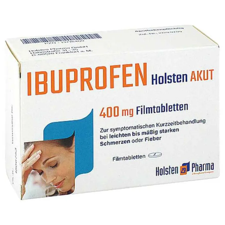 Holsten Ibuprofen akut 400 mg Filmtabletten, 20 St- Ibuprofen