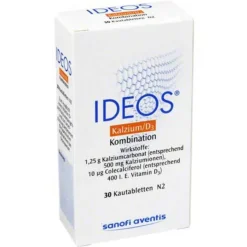 ® 500mg/ 400 I.E. Kautabletten, 30 St^Ideos Best