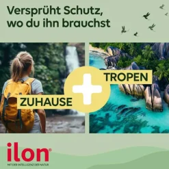 Ilon Zeckenspray|Mückenspray-Insektenschutzspray, 100 ml