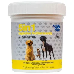 5IN1 täglicher Futterzusatz Kautabletten für Hunde, 50 St^Nutrilabs Online