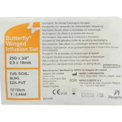 Butterfly Venenverweilkanülen-Infusionszubehör 25 G orange, 1 St