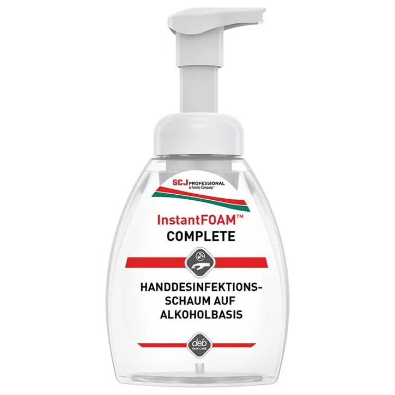 InstantFOAM ™ COMPLETE Handdesinfektionsschaum auf Alkoholbasis, 250 ml- Händedesinfektionsmittel