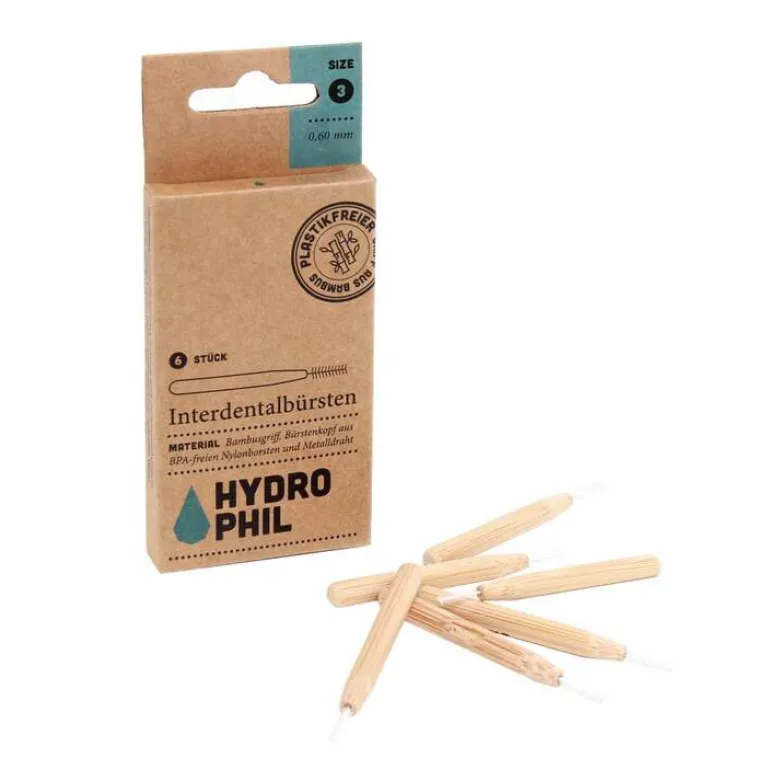 Hydrophil Interdentalbürste 0,60 mm Iso 3, 6 St- Mund- Und Zahnpflege