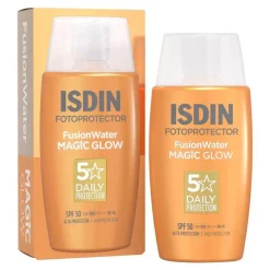Isdin Lsf 50+|Gesicht-Fotoprotector Fusion Water Magic glow LSF 50, 50 ml