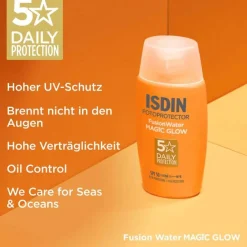 Isdin Lsf 50+|Gesicht-Fotoprotector Fusion Water Magic glow LSF 50, 50 ml