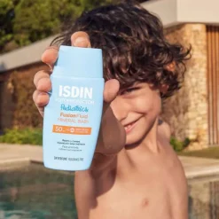 ISDIN Fotoprotector Pediatrics Fusion Fluid Mineral Baby SPF 50, 50 ml-Kinder Sonnenpflege|Mineralische Sonnencreme