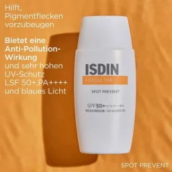 ISDIN Lsf 50+|Gesicht-Fotoultra Spot Prevent Fusion Fluid, 50 ml