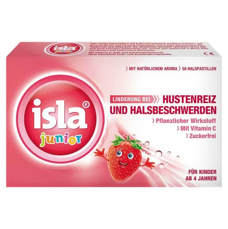 Isla ® junior Pastillen, 50 St-Kinder Hustensaft Kinder|Halsschmerztabletten