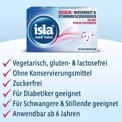 Isla Hustenstiller|Halsschmerztabletten-® med voice Pastillen, 20 St