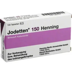 Jodetten Jod-150 Henning Tabletten, 100 St