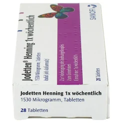 Henning 1x wöchentlich Tabletten, 28 St^Jodetten Online