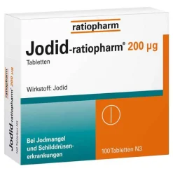 Jodid-® 200 µg Tabletten, 100 St^Ratiopharm Online