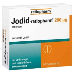 Ratiopharm Jodid-® 200 µg Tabletten, 50 St- Jod