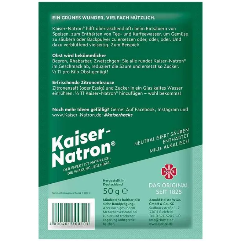 Kaiser Natron Genüssliches-Beutel Pulver, 50 g