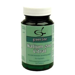 Green line Nutritheke Kalium 200 Citrat Kapseln, 60 St- Kalium