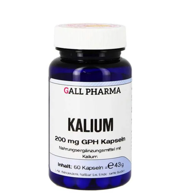 Kalium 200 mg GPH Kapseln, 60 St^Hecht Pharma New