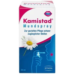 Kamistad Mundpflege|Für Zahnprothesen-® Mundspray bei Zahnfleischentzündungen und Aphten, 20 ml