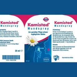 Kamistad Mundpflege|Für Zahnprothesen-® Mundspray bei Zahnfleischentzündungen und Aphten, 20 ml