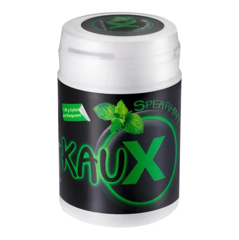 Zahnpflegekaugummi Spearmint mit Xylitol, 40 St^Kaux Online